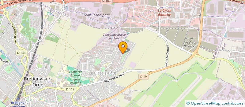 localisation de l'entreprise MONSIEUR DAVID RENARD  LE PLESSIS-PATE