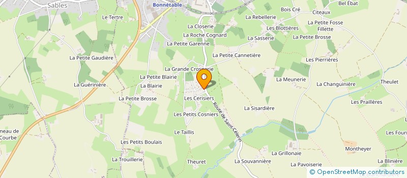 localisation de l'entreprise MONSIEUR DAVID RENARD à BONNETABLE