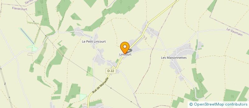 localisation de l'entreprise MONSIEUR DAVID RENARD  FLAVACOURT