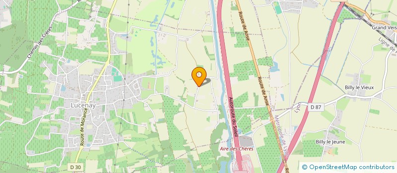 localisation de l'entreprise MONSIEUR DAVID RENARD  LUCENAY