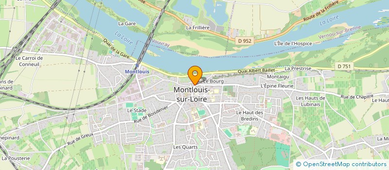 localisation de l'entreprise MONSIEUR DAVID RENARD  MONTLOUIS-SUR-LOIRE