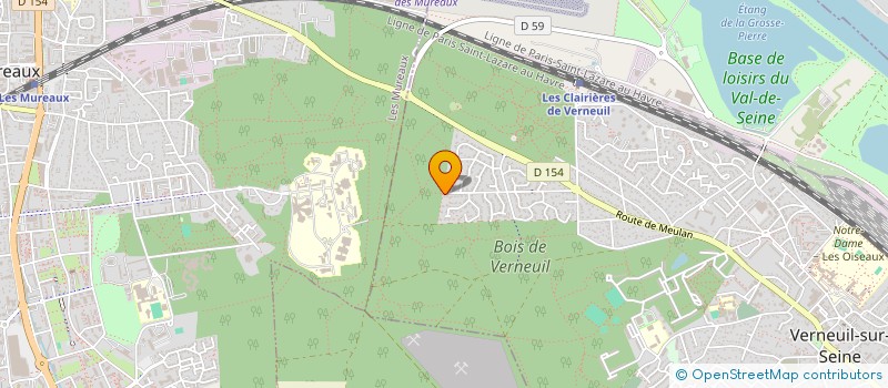 localisation de l'entreprise MONSIEUR DAVID RENARD  VERNEUIL-SUR-SEINE