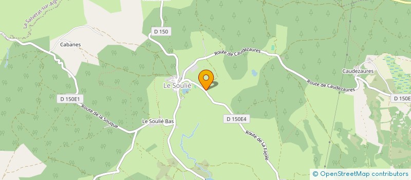 localisation de l'entreprise MONSIEUR DAVID RENARD  LE SOULIE