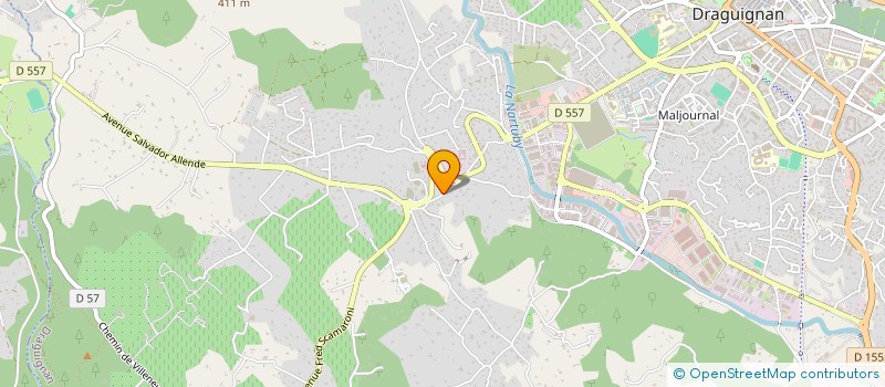 localisation de l'entreprise MONSIEUR DAVID RENARD  DRAGUIGNAN