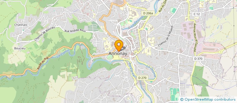 localisation de l'entreprise MONSIEUR DAVID RENARD  ANNONAY