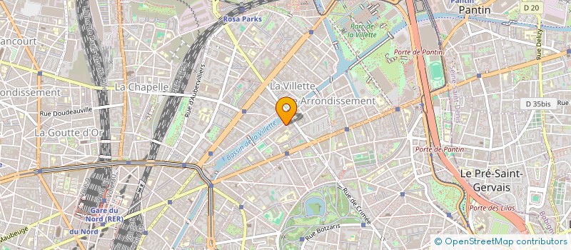 localisation de l'entreprise MONSIEUR DAVID RENAUD  PARIS