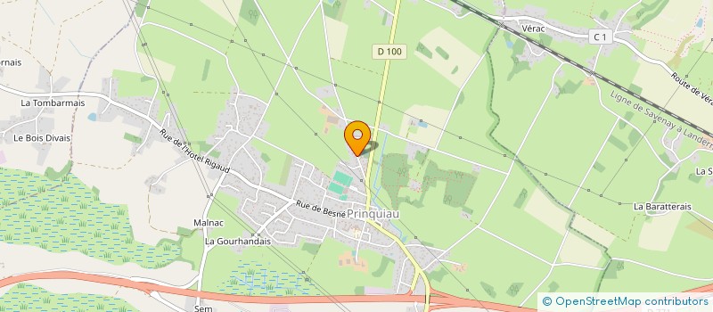 localisation de l'entreprise MONSIEUR DAVID RENAUD  PRINQUIAU