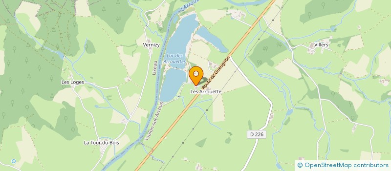 localisation de l'entreprise MONSIEUR DAVID RENAUD  TOULON-SUR-ARROUX