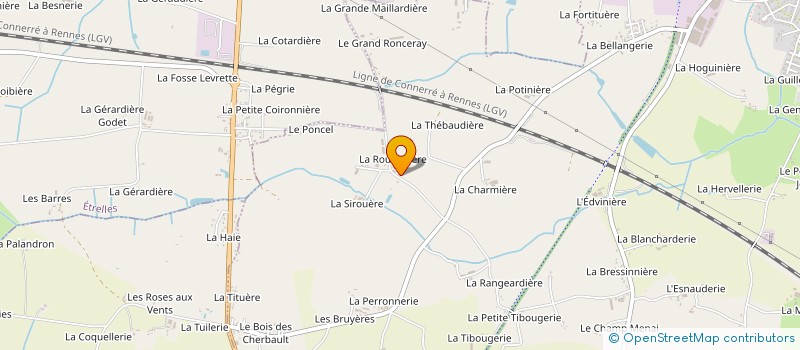 localisation de l'entreprise MONSIEUR DAVID RENAULT  ETRELLES