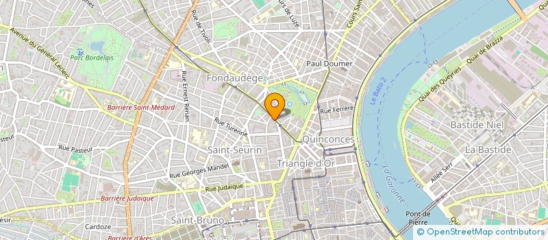 localisation de l'entreprise MONSIEUR DAVID RENE ALFONSO MARINO  BORDEAUX