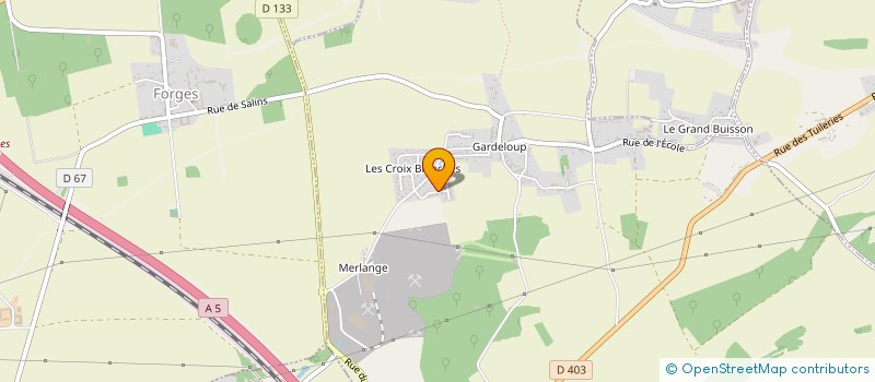 localisation de l'entreprise MONSIEUR DAVID RENIER  SAINT-GERMAIN-LAVAL