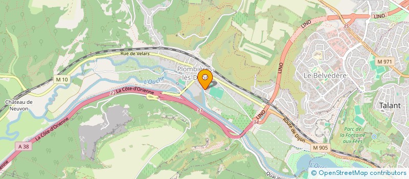 localisation de l'entreprise MONSIEUR DAVID RENNER  PLOMBIERES-LES-DIJON