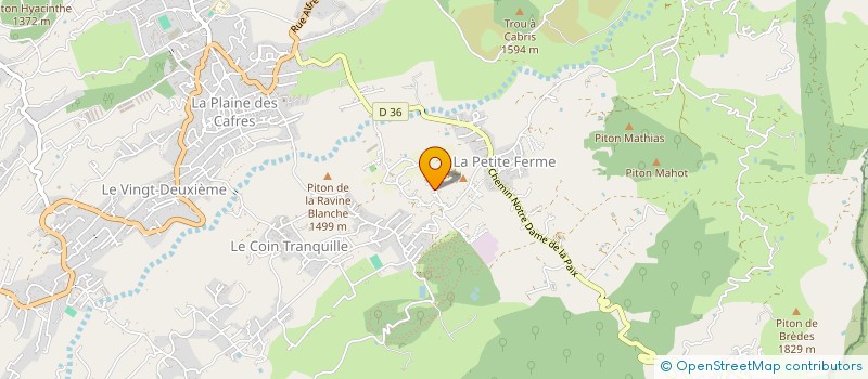 localisation de l'entreprise MONSIEUR DAVID RENNEVILLE  LE TAMPON