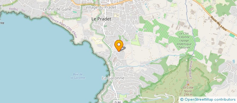 localisation de l'entreprise MONSIEUR DAVID RENO  LA GARDE