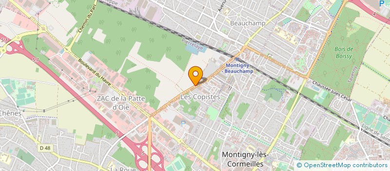 localisation de l'entreprise MONSIEUR DAVID RENOLD à PIERRELAYE