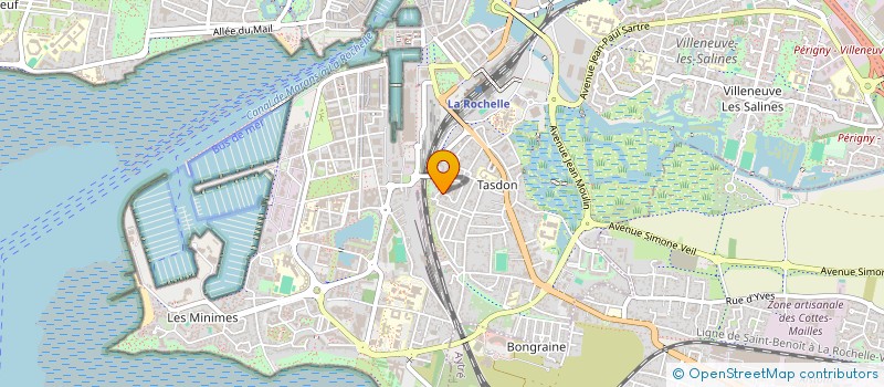 localisation de l'entreprise MONSIEUR DAVID RENOU  LA ROCHELLE