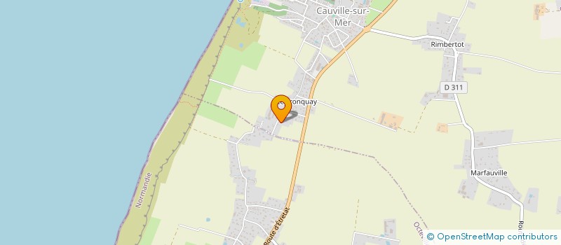 localisation de l'entreprise MONSIEUR DAVID RENOUVIN  CAUVILLE-SUR-MER