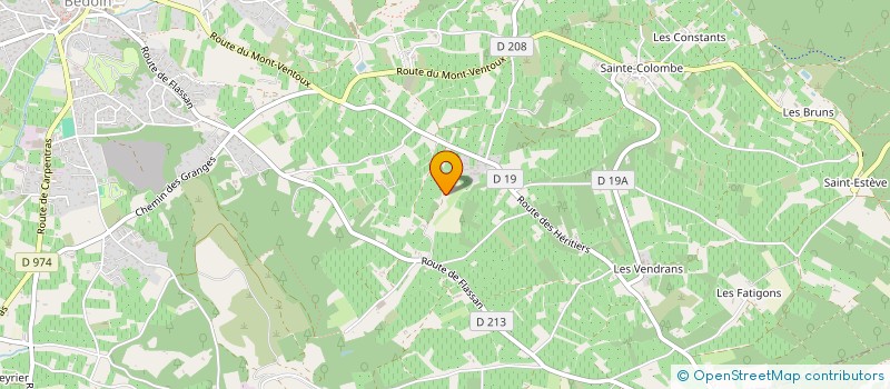 localisation de l'entreprise MONSIEUR DAVID RESSEGAIRE  BEDOIN