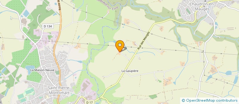 localisation de l'entreprise MONSIEUR DAVID RETHORE à MONTREVAULT-SUR-EVRE