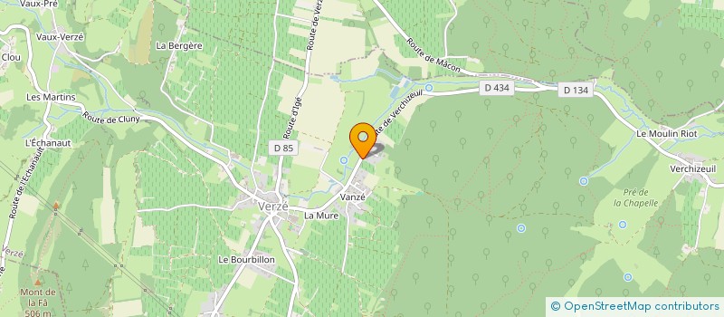 localisation de l'entreprise MONSIEUR DAVID REVILLON  VERZE