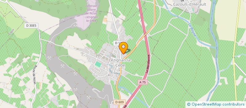 localisation de l'entreprise MONSIEUR DAVID REY  LEZIGNAN-LA-CEBE