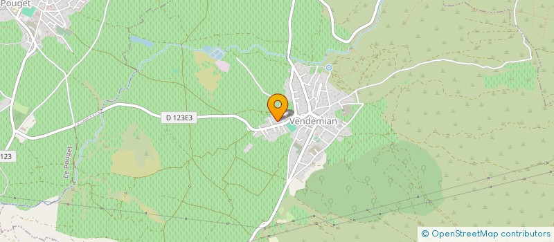 localisation de l'entreprise MONSIEUR DAVID REY  VENDEMIAN