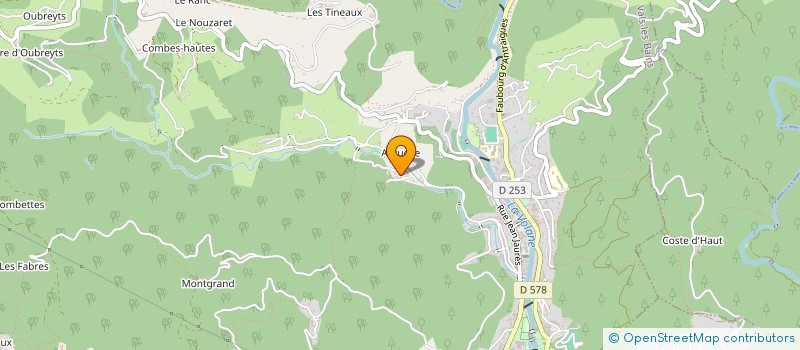localisation de l'entreprise MONSIEUR DAVID REYNAUD à VALS-LES-BAINS