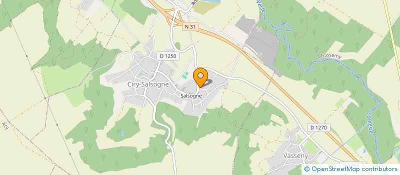 localisation de l'entreprise MONSIEUR DAVID REZENDE  CIRY-SALSOGNE