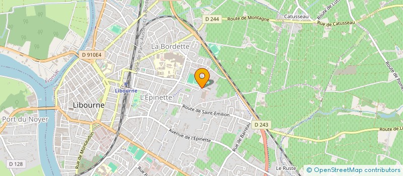 localisation de l'entreprise MONSIEUR DAVID RIABI  LIBOURNE