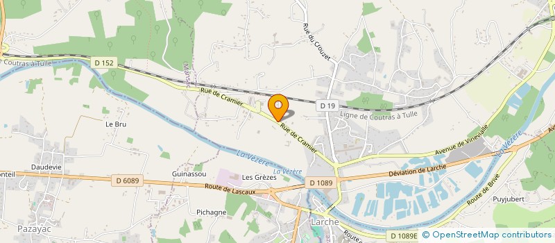 localisation de l'entreprise MONSIEUR DAVID RIBEIRO  SAINT-PANTALEON-DE-LARCHE