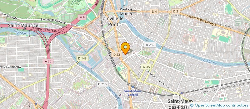 localisation de l'entreprise MONSIEUR DAVID RIBEIRO à SAINT-MAUR-DES-FOSSES