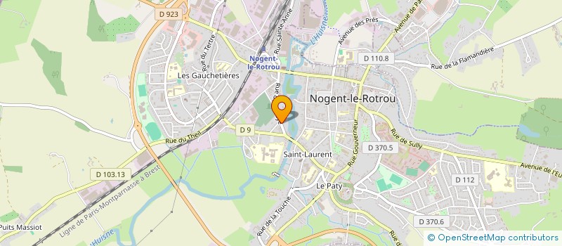 localisation de l'entreprise MONSIEUR DAVID RIBIERRE à NOGENT-LE-ROTROU