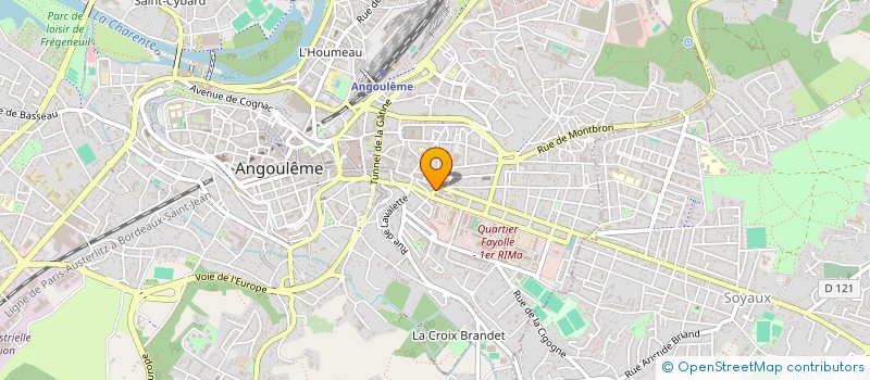 localisation de l'entreprise MONSIEUR DAVID RICHARD à ANGOULEME