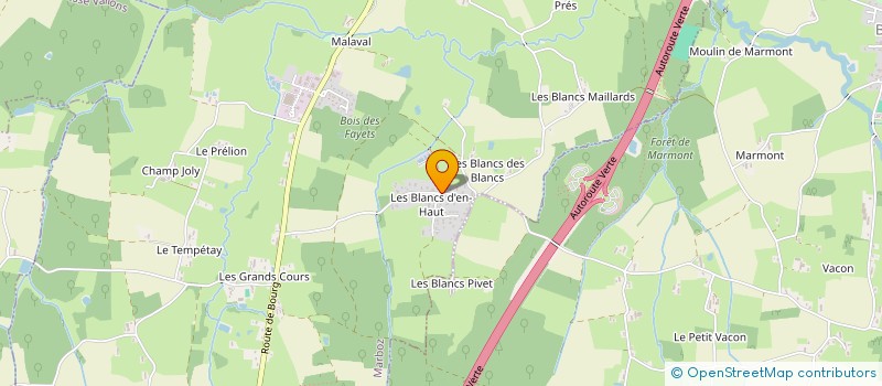 localisation de l'entreprise MONSIEUR DAVID RICHONNIER  MARBOZ