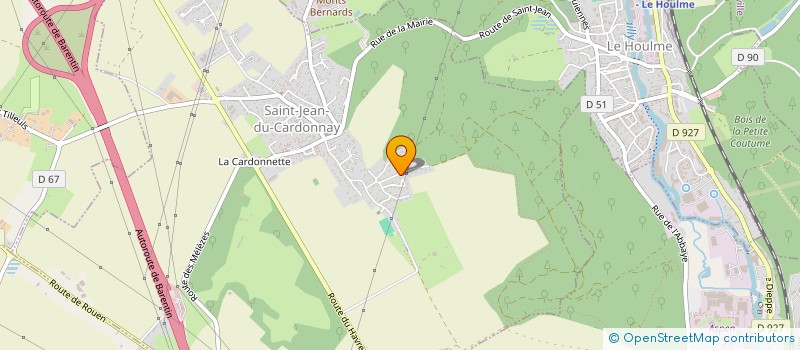 localisation de l'entreprise MONSIEUR DAVID RICOEUR  MAROMME