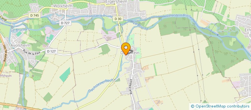 localisation de l'entreprise MONSIEUR DAVID RIEHL  DACHSTEIN