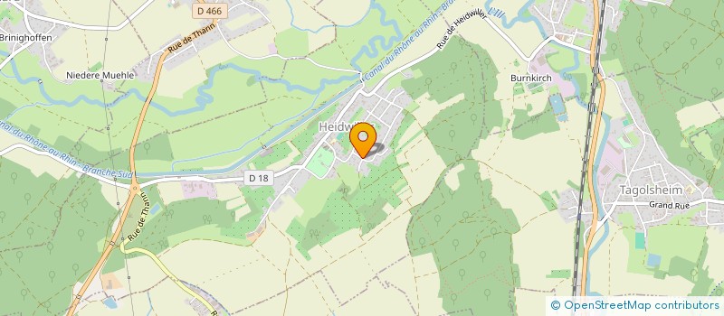 localisation de l'entreprise MONSIEUR DAVID RIGHI  HEIDWILLER