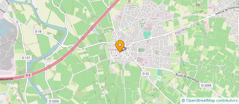 localisation de l'entreprise MONSIEUR DAVID RIGOGNE à FLORENSAC
