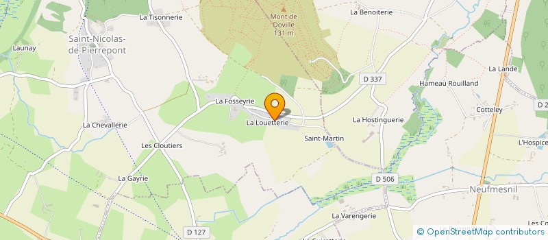 localisation de l'entreprise MONSIEUR DAVID RIHOUEY  PICAUVILLE