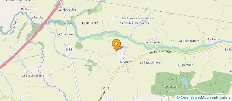 localisation de l'entreprise MONSIEUR DAVID RINTAUD à LES HERBIERS