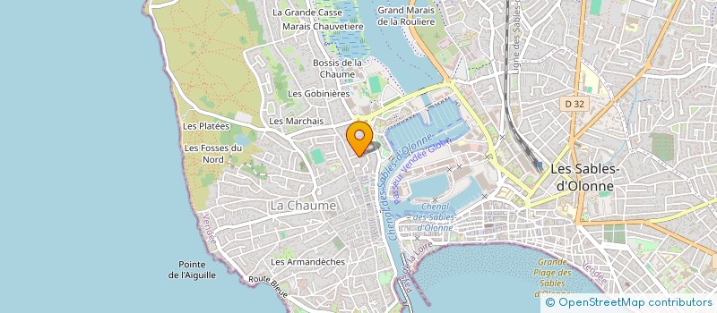 localisation de l'entreprise MONSIEUR DAVID RIPON à LES SABLES-D'OLONNE