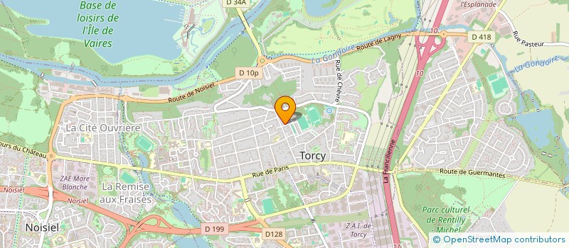 localisation de l'entreprise MONSIEUR DAVID RIQUIT  TORCY