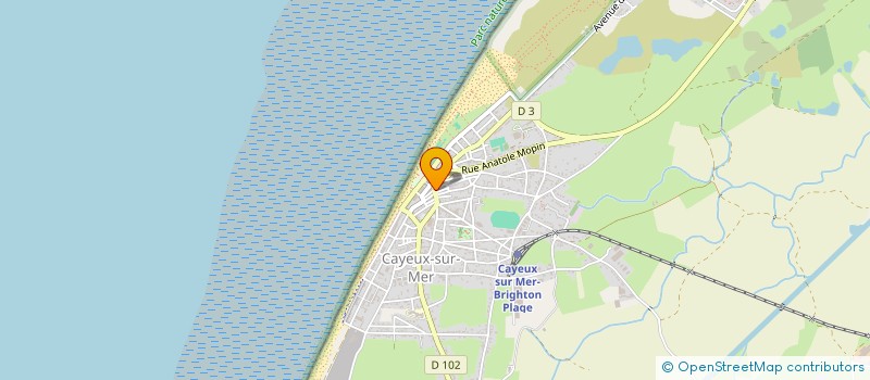 localisation de l'entreprise MONSIEUR DAVID ROBART  CAYEUX-SUR-MER