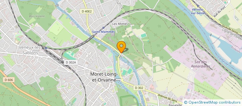 localisation de l'entreprise MONSIEUR DAVID ROBIN  MORET-LOING-ET-ORVANNE