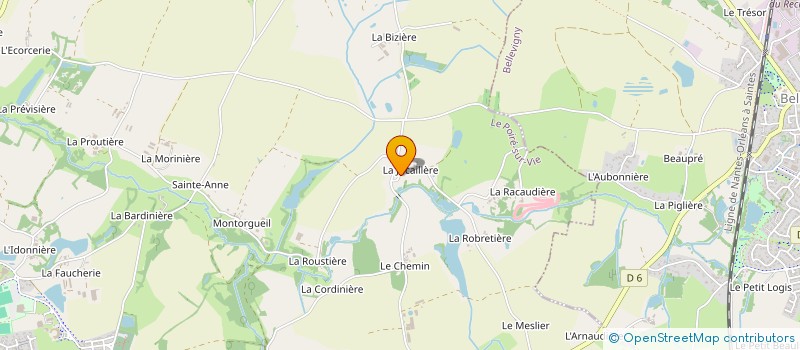 localisation de l'entreprise MONSIEUR DAVID ROBIN  LE POIRE-SUR-VIE