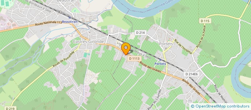 localisation de l'entreprise MONSIEUR DAVID ROCHA  PORTETS