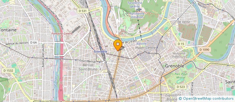 localisation de l'entreprise MONSIEUR DAVID ROCHAIX à GRENOBLE