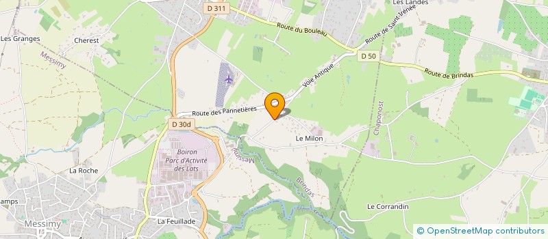 localisation de l'entreprise MONSIEUR DAVID RODIER à BRINDAS