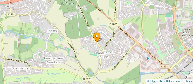 localisation de l'entreprise MONSIEUR DAVID RODRIGUES  CHANTELOUP-EN-BRIE