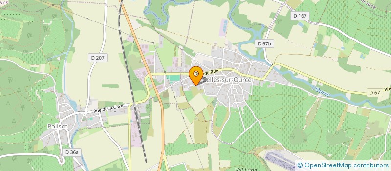 localisation de l'entreprise MONSIEUR DAVID RODRIGUEZ à CELLES-SUR-OURCE